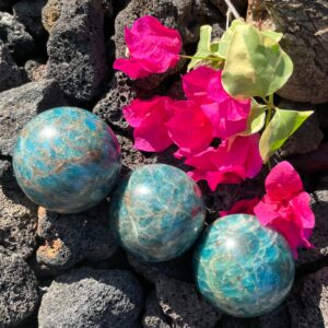 Blue Apatite, Blue Apatite Sphere, Qty. 1 Blue Apatite, Blue Apatite Sphere, Qty. 1