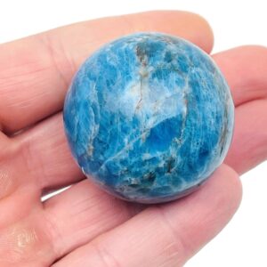 Blue Apatite Sphere Stone A++ – Crystal Ball - Healing Crystal Stones – Crystal Décor – 40-50mm - BA1002 Blue Apatite Sphere Stone A++ – Crystal Ball - Healing Crystal Stones – Crystal Décor – 40-50mm - BA1002