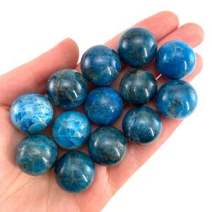 Mini Blue Apatite Sphere | Crystal Ball