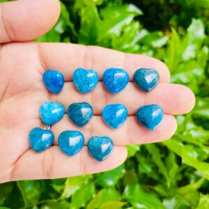 Mini Apatite Crystal Heart (1) Blue Apatite Heart, High Quality Heart Stone, Micro Crystal Natural Gemstone Mini Apatite Crystal Heart (1) Blue Apatite Heart, High Quality Heart Stone, Micro Crystal Natural Gemstone