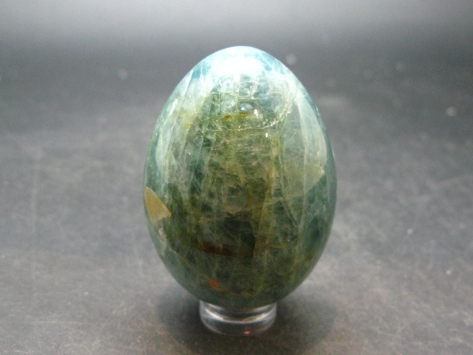 Russian Treasure From The Earth!! Blue Apatite Egg From Russia - 2.0" Russian Treasure From The Earth!! Blue Apatite Egg From Russia - 2.0"