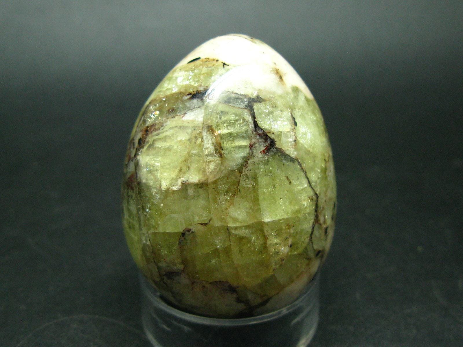 Russian Treasure From The Earth!! Green Apatite Egg From Russia - 1.9"