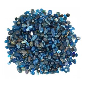 10 Gm Mini Apatite Dark Blue (5-8 Mm) Tumbled Stone Crystal Jewelry Arts & Crafts #ba01