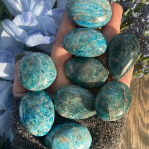 Blue Apatite Tumble, Blue Apatite, Qty. 1
