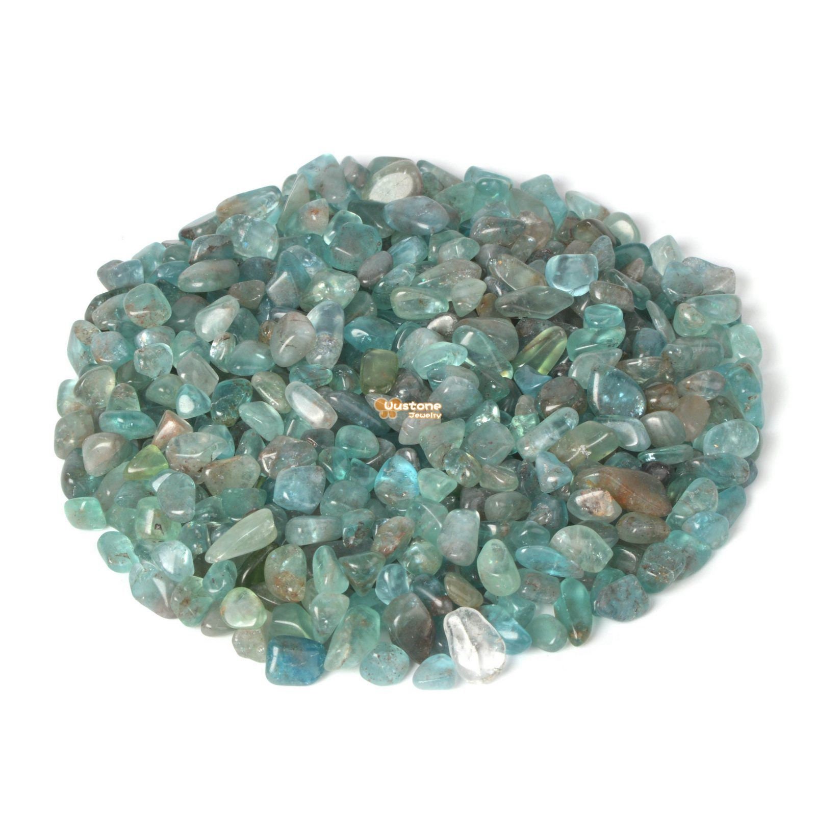 Apatite Polished Chips Crushed Tumbled Stone Crystal Healing Embellishments 100 Grams