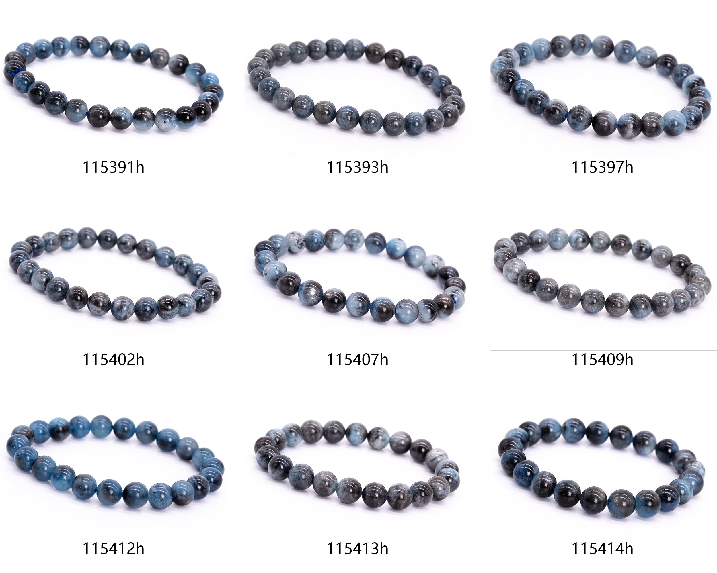 Brazil Aquamarine Biotite Inclusions Beads 6.5" / 7" / 7.5" Bracelet Genuine Natural Round Gemstone Beads Brazil Aquamarine Biotite Inclusions Beads 6.5" / 7" / 7.5" Bracelet Genuine Natural Round Gemstone Beads