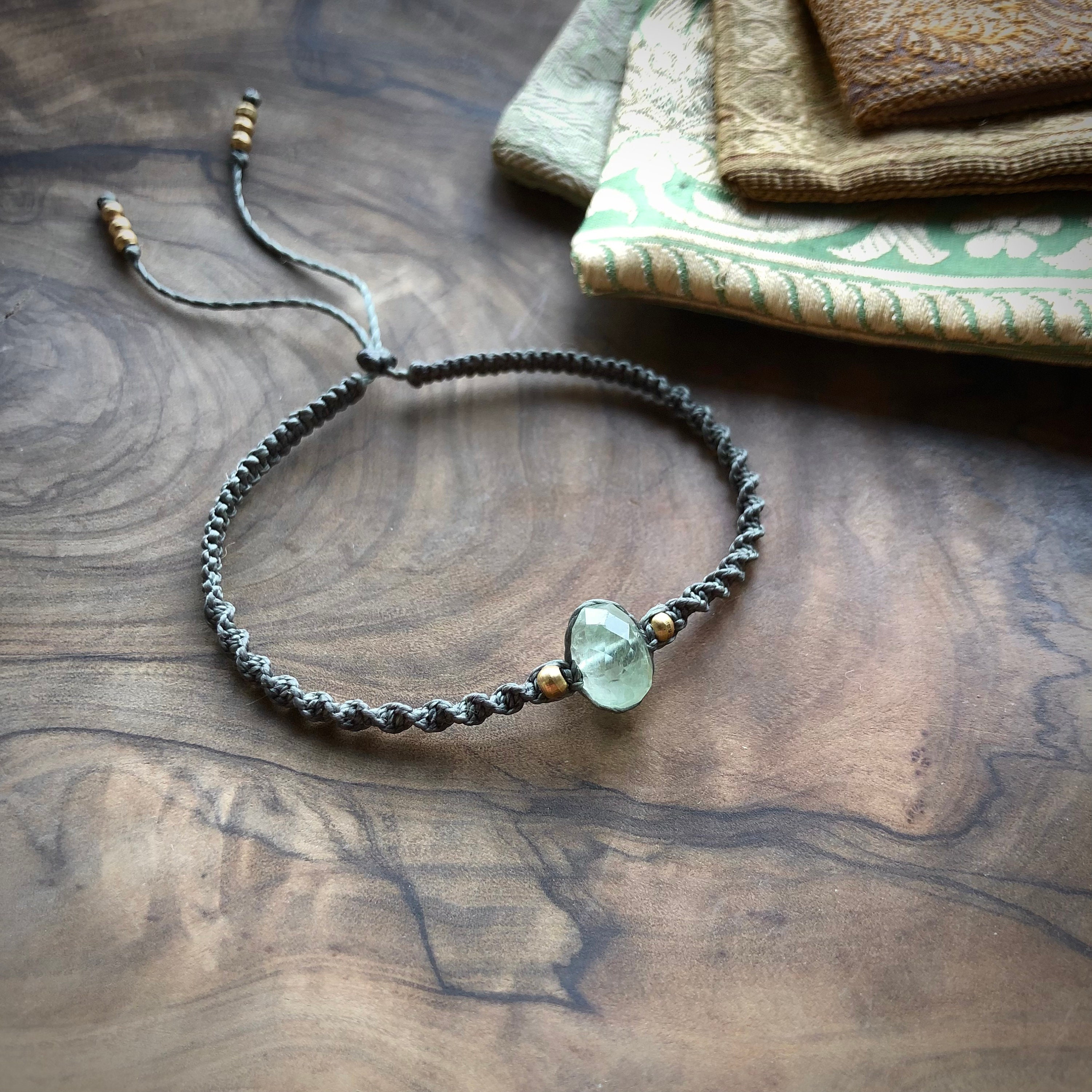 Aquamarine Crystal Bracelet, Rough, Blue Gemstone, Blue Crystal, Healing Gemstone, Bohemian Look, Boho Bracelet, Summer Look, Light Blue