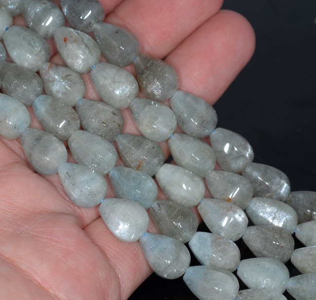 13x9mm Aquamarine Gemstone Grade A Irregular Nugget Loose Beads 15.5 Inch Full Strand (80001429-a101) 13x9mm Aquamarine Gemstone Grade A Irregular Nugget Loose Beads 15.5 Inch Full Strand (80001429-a101)