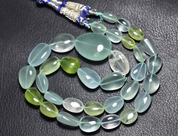 336 Cts - Aaa Milky Aquamarine Big Nuggets Beads - 19 Inches - Natural Smooth Multi Aquamarine Nuggets Strand - Size Is 9x11- 14x19 Mm #815 336 Cts - Aaa Milky Aquamarine Big Nuggets Beads - 19 Inches - Natural Smooth Multi Aquamarine Nuggets Strand - Size Is 9x11- 14x19 Mm #815
