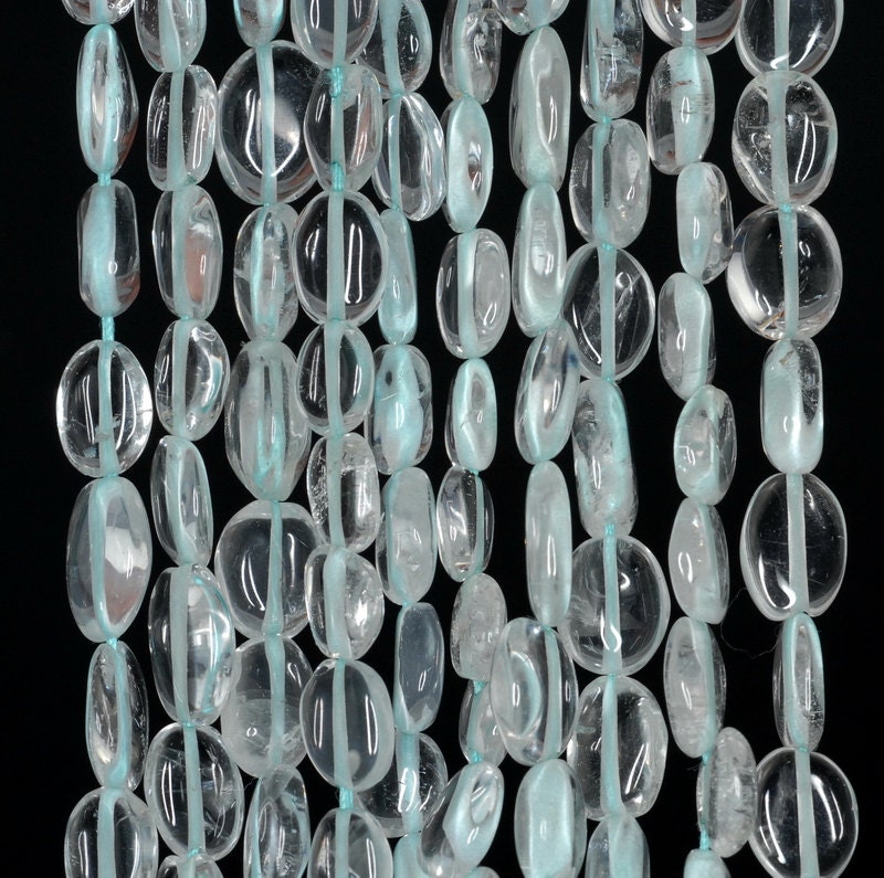 8x5-13x8mm Aquamarine Gemstone Grade Aa Blue Pebble Nugget Loose Beads 14-15 Inch Full Strand (90185137-891) 8x5-13x8mm Aquamarine Gemstone Grade Aa Blue Pebble Nugget Loose Beads 14-15 Inch Full Strand (90185137-891)