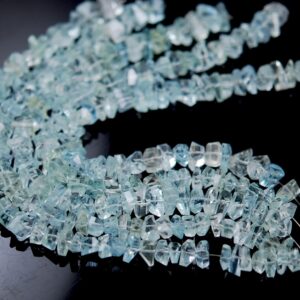 Aquamarine Faceted Chips