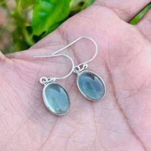 Aquamarine Earrings, Dangle Drop Earrings, 925 Sterling Silver, Handmade Jewelry, Women Gift
