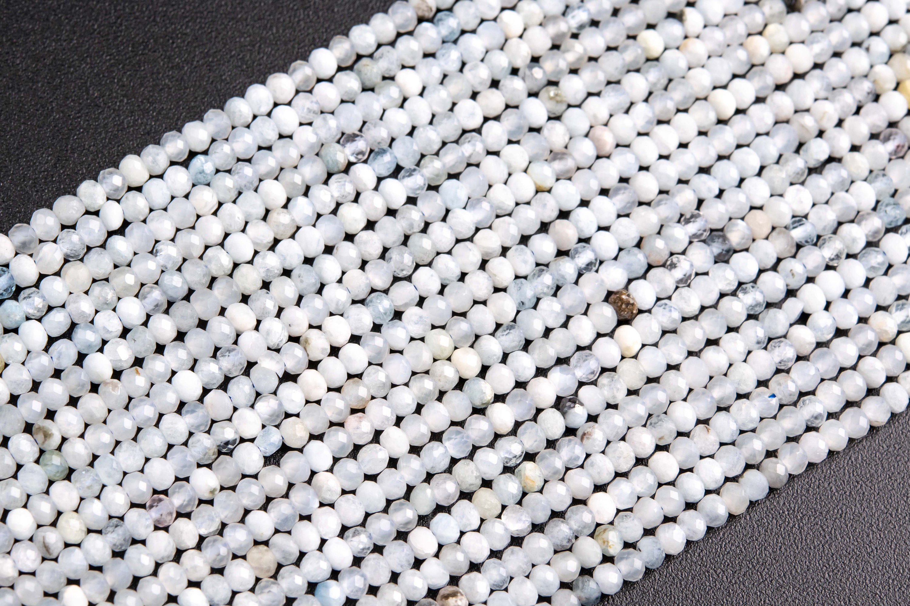 3x2mm Aquamarine Beads Grade Ab Genuine Natural Gemstone Full Strand Faceted Rondelle Loose Beads 15" Bulk Lot Options (117864-3982) 3x2mm Aquamarine Beads Grade Ab Genuine Natural Gemstone Full Strand Faceted Rondelle Loose Beads 15" Bulk Lot Options (117864-3982)
