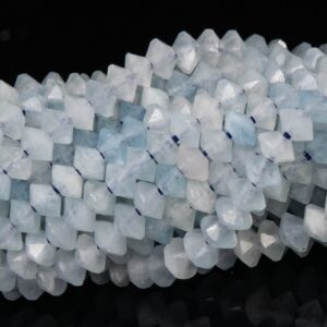 3x2MM Light Blue Aquamarine Beads AAA Genuine Natural Gemstone Full Strand Faceted Rondelle Loose Beads 15" Bulk Lot Options (111780-3407) 3x2MM Light Blue Aquamarine Beads AAA Genuine Natural Gemstone Full Strand Faceted Rondelle Loose Beads 15" Bulk Lot Options (111780-3407)