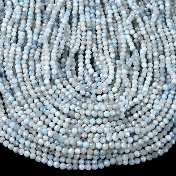 4mm Natural Aquamarine Gemstone Grade A Micro Faceted Round Beads 15 Inch Full Strand Bulk Lot 1,2,6,12 And 50 (80016233-p51) 4mm Natural Aquamarine Gemstone Grade A Micro Faceted Round Beads 15 Inch Full Strand Bulk Lot 1,2,6,12 And 50 (80016233-p51)