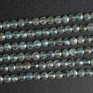 4x2MM Gray Blue Aquamarine Beads Faceted Flat Round Button Genuine Natural Gemstone Loose Beads 15.5" / 7.5" Bulk Lot Options (117539) 4x2MM Gray Blue Aquamarine Beads Faceted Flat Round Button Genuine Natural Gemstone Loose Beads 15.5" / 7.5" Bulk Lot Options (117539)