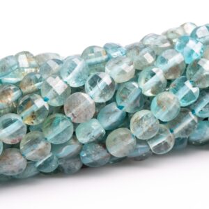 4x2MM Light Blue Aquamarine Beads Faceted Flat Round Button Genuine Natural Gemstone Loose Beads 15" / 7.5" Bulk Lot Options (117541) 4x2MM Light Blue Aquamarine Beads Faceted Flat Round Button Genuine Natural Gemstone Loose Beads 15" / 7.5" Bulk Lot Options (117541)