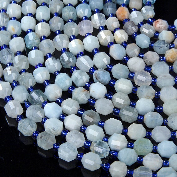 6mm Natural Aquamarine Gemstone Grade Aa Faceted Prism Double Point Cut Loose Beads Bulk Lot 1,2,6,12 And 50 (d212) 6mm Natural Aquamarine Gemstone Grade Aa Faceted Prism Double Point Cut Loose Beads Bulk Lot 1,2,6,12 And 50 (d212)