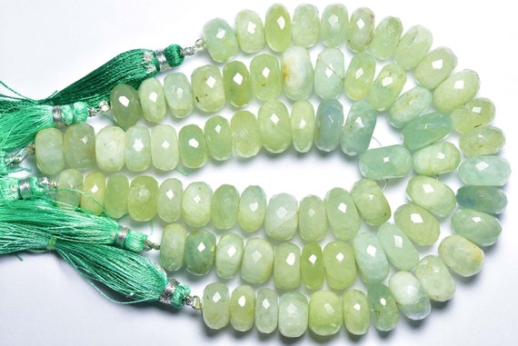 Aquamarine Rondelle Beads - 7 Inches - Big Rare Natural Faceted Greenish Aquamarine Rondelle - Size Is 11-13 Mm #1567 Aquamarine Rondelle Beads - 7 Inches - Big Rare Natural Faceted Greenish Aquamarine Rondelle - Size Is 11-13 Mm #1567