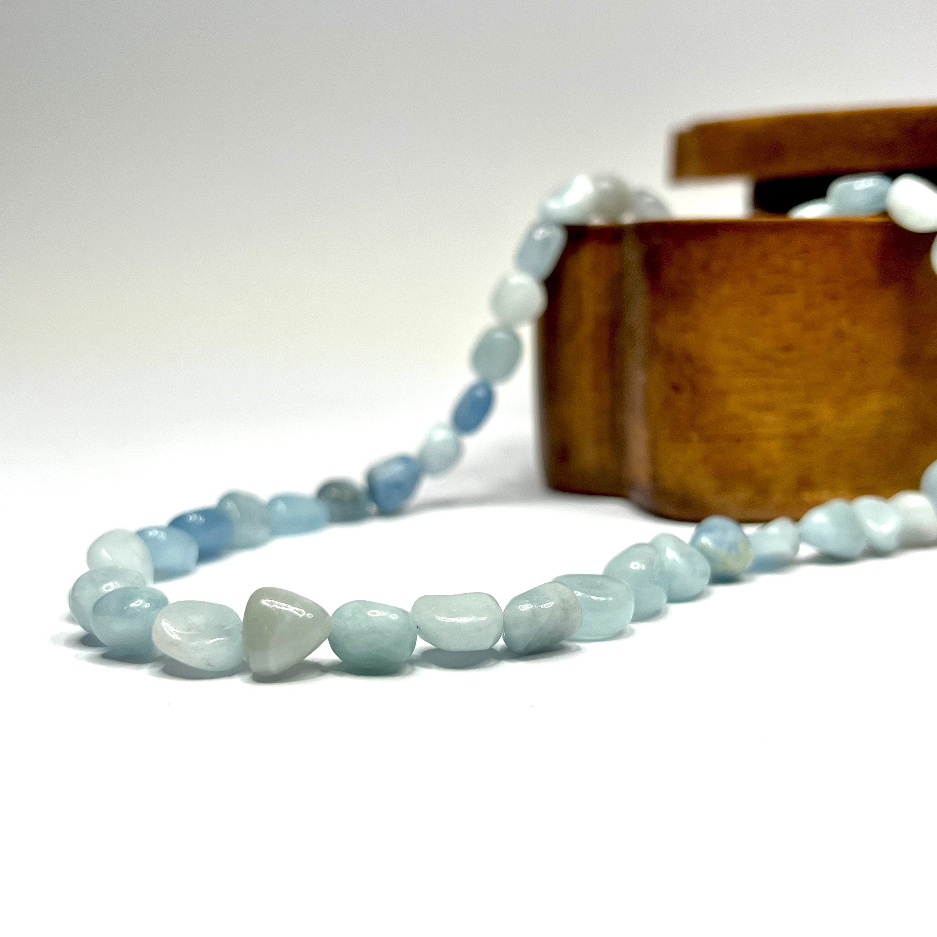 Aquamarine Beaded Choker
