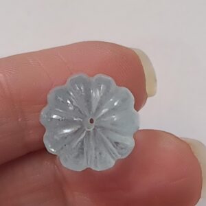 Aquamarine Melon Beads, 15mm Natural Aquamarine Carved Melon Beads, Aquamarine For Jewelry Aquamarine For Necklace - Pph39 Aquamarine Melon Beads, 15mm Natural Aquamarine Carved Melon Beads, Aquamarine For Jewelry Aquamarine For Necklace - Pph39