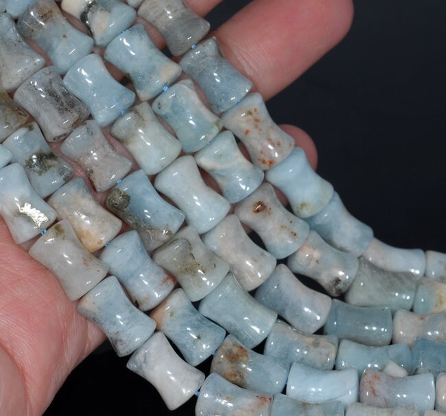 13x9-12x8mm Aquamarine Gemstone Grade Ab Bone Drum Loose Beads 8 Inch Half Strand (80001457 H-a107) 13x9-12x8mm Aquamarine Gemstone Grade Ab Bone Drum Loose Beads 8 Inch Half Strand (80001457 H-a107)