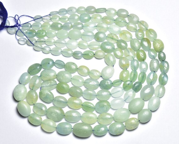 16 Inches Unique Milky Aquamarine Matte Finished Oval Bead - Natural Beautiful Smooth Aquamarine Oval - Size Is 8-13 Mm #406 16 Inches Unique Milky Aquamarine Matte Finished Oval Bead - Natural Beautiful Smooth Aquamarine Oval - Size Is 8-13 Mm #406