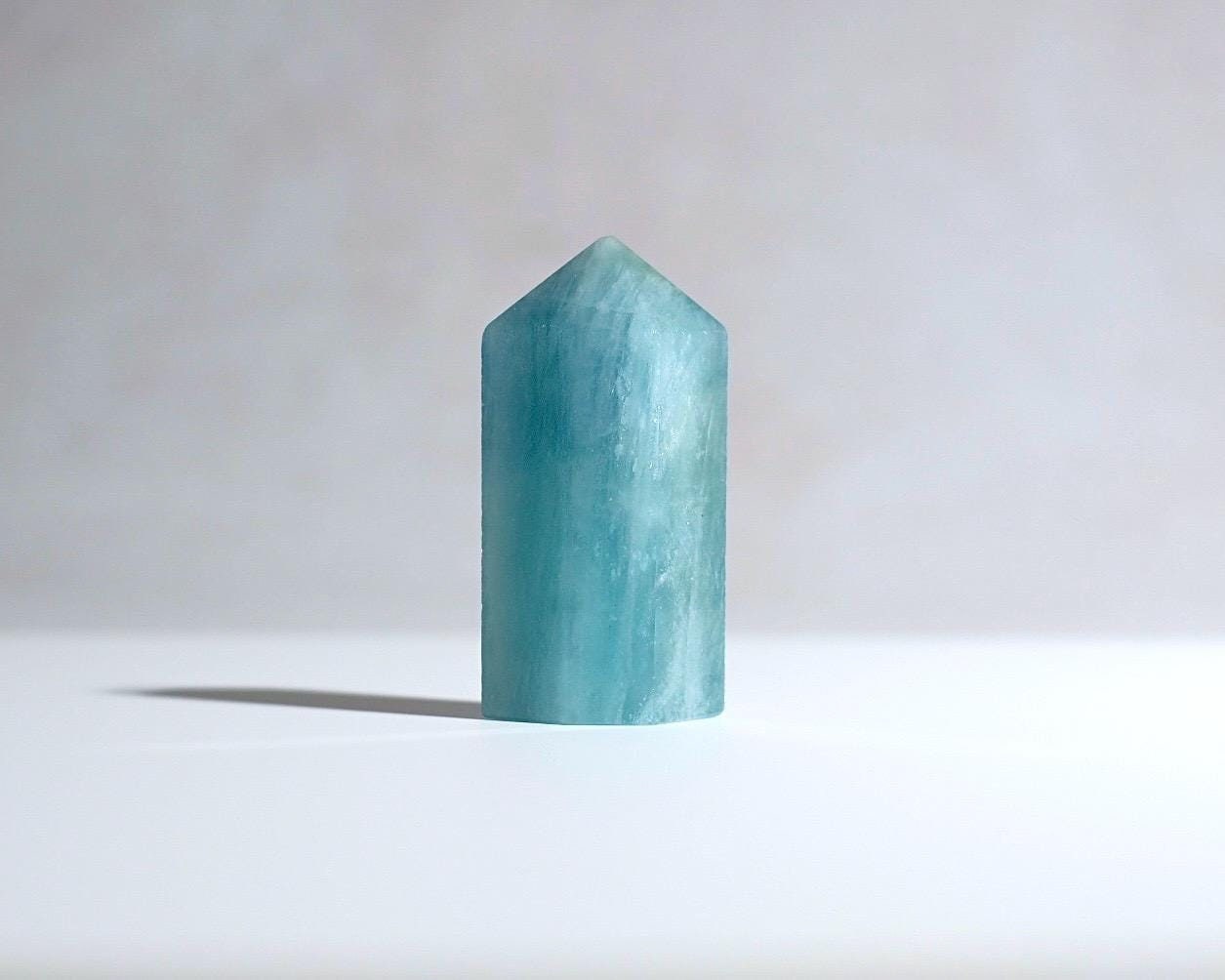 Blue Aquamarine Point | Aquamarine Crystal Tower