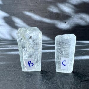 Small Aquamarine Point 0.7 inches polished Blue Beryl Tower