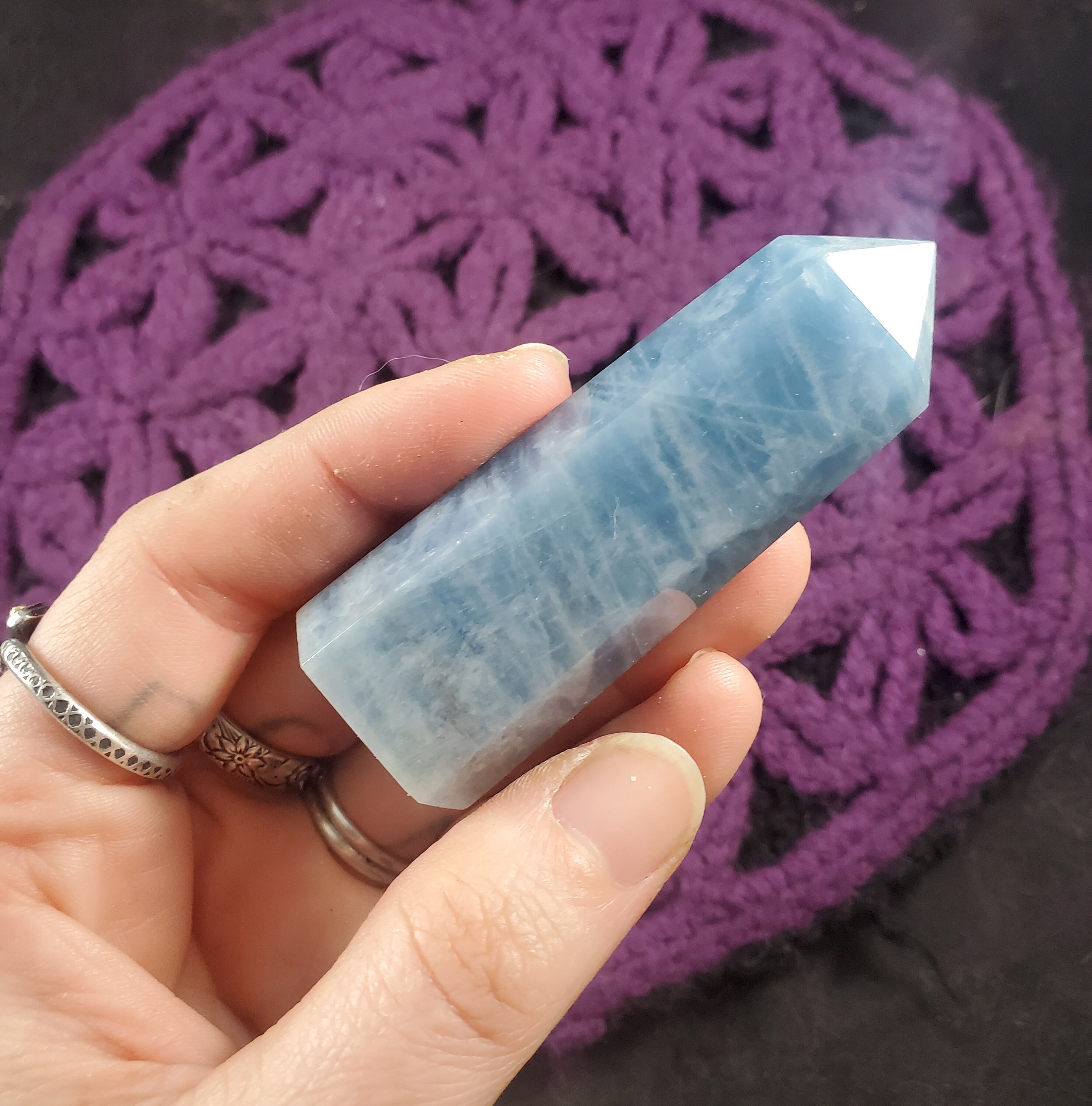 Aquamarine Tower Polished Crystal Point Stones Crystals Self Standing Obelisk Natural Gemmy Throat Chakra Aquamarine Tower Polished Crystal Point Stones Crystals Self Standing Obelisk Natural Gemmy Throat Chakra