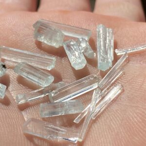 8.7 Gram Aquamarine Crystal Lot Natural Specimens From Pakistan