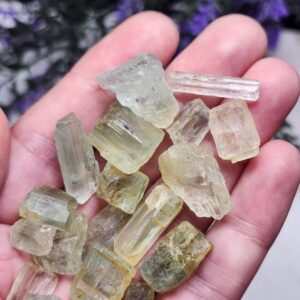 Aquador Beryl Crystal Specimen: Raw Aquamarine & Heliodor