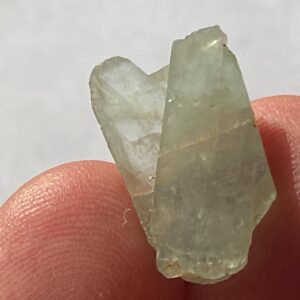 Beryl Aquamarine Crystal Elestial Self Healed Brazil Natural Rare Uncut Unpolished Untreated Specimen