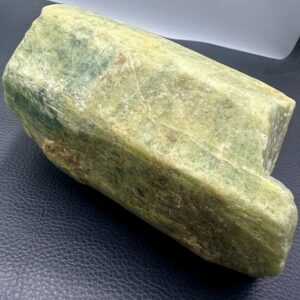 Natural Aquamarine Raw Crystal | Large Rough Aquamarine Specimen | Green Aqua Bery L Display Stone (18x9 Cm)