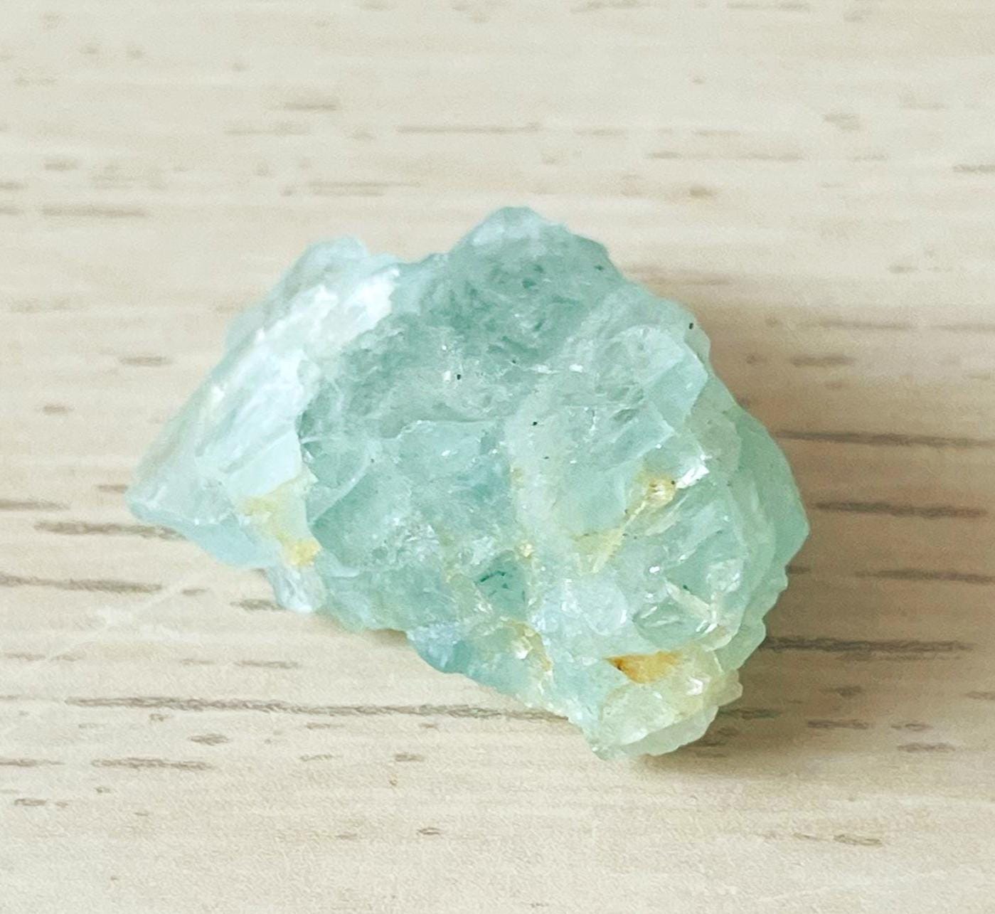 Raw Aquamarine Crystal (6.7g) Rough Aquamarine Stone, Clear Blue Natural Gemstone Raw Crystal