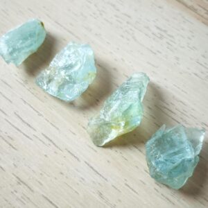 Raw Aquamarine Crystals (8.0g) Rough Aquamarine Stones, Blue Natural Gemstone Raw Crystals