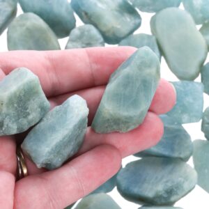 Raw Aquamarine Pieces, Rough Aquamarine, Aquamarine Crystals, Blue Crystals,  March Birthstone, Rough Gemstones, Raw Gemstones, XLAqua001