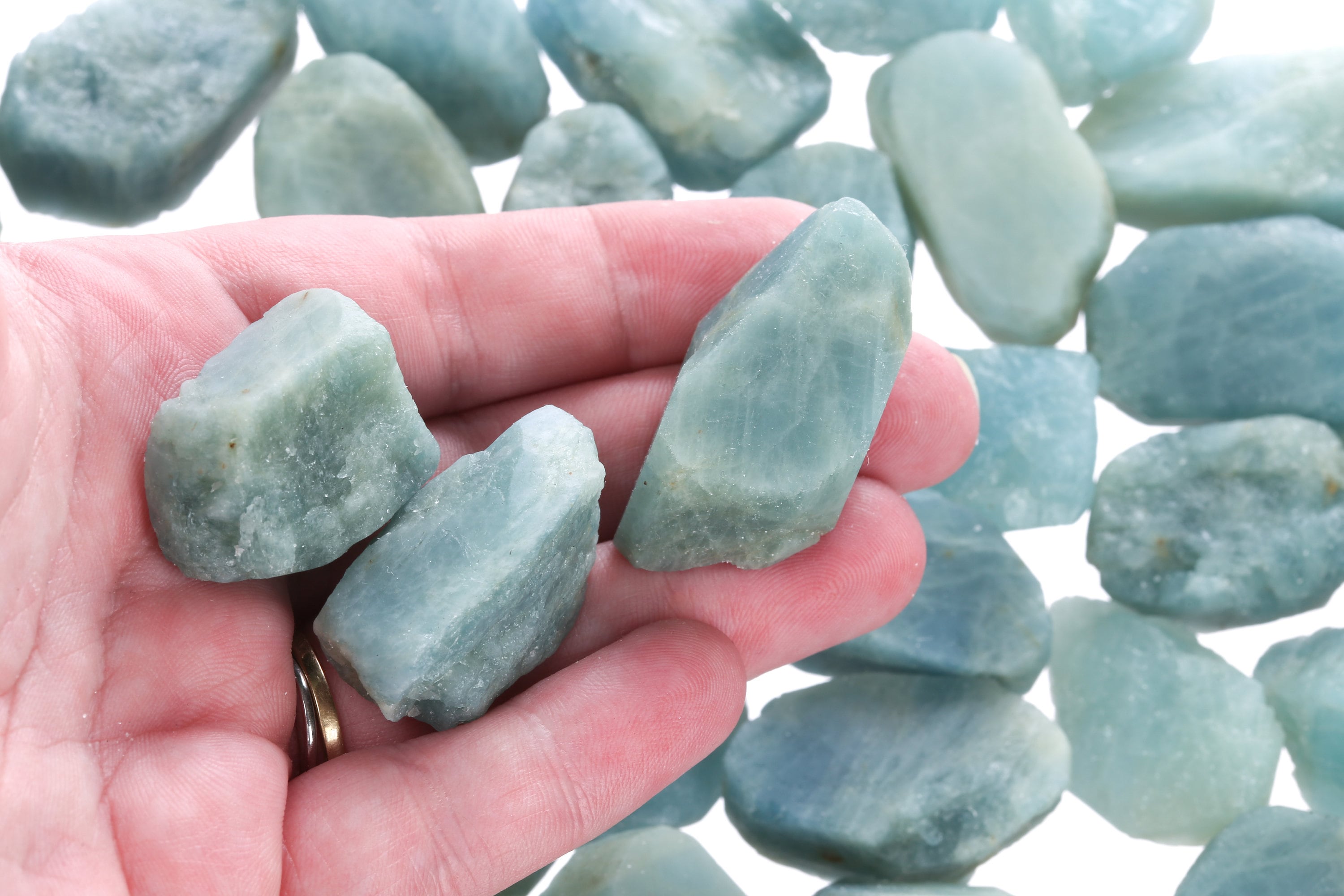 Raw Aquamarine Pieces, Rough Aquamarine, Aquamarine Crystals, Blue Crystals,  March Birthstone, Rough Gemstones, Raw Gemstones, Xlaqua001