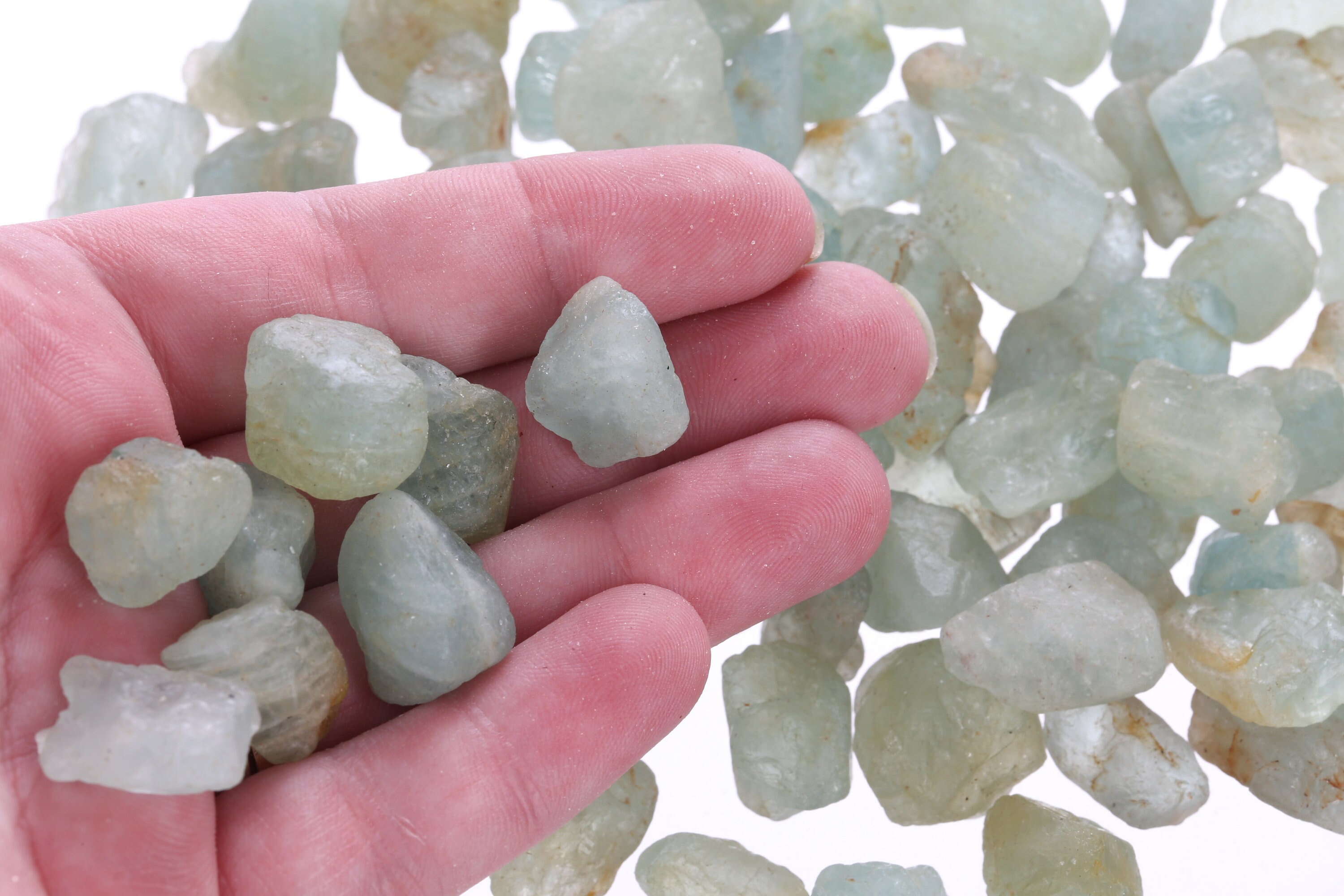 Raw Aquamarine Pieces, Vietnamese Aquamarine, Rough Aquamarine Uncut, Aquamarine Lot, Rough Aquamarine, Maqua001