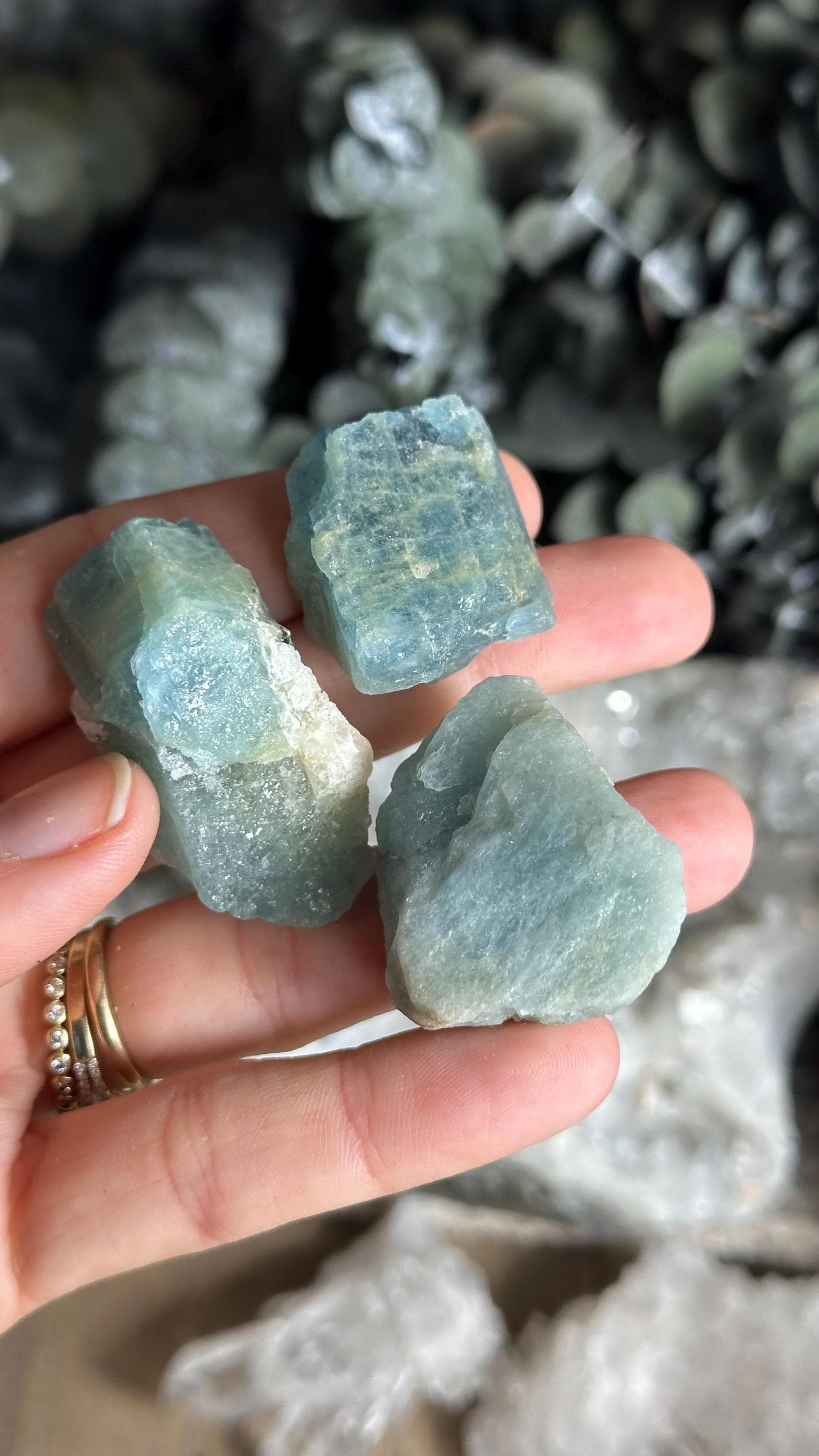 Raw Aquamarine  , Rough Aquamarine Chunk