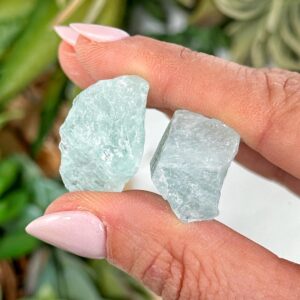 Aquamarine , Xs-xl , - No. 259 (raw Blue Crystal Specimen, Throat Chakra, Healing Stone, Peace)