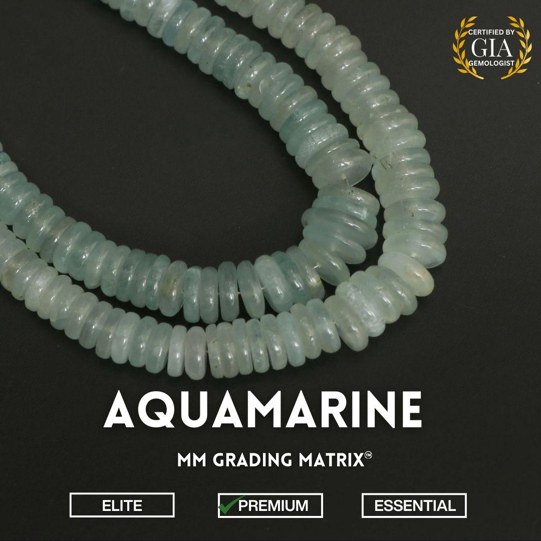 4 Mm - 9 Mm Natural Aquamarine Smooth Tyre Shape Beads, Gemstone Beads For Jewelry Making, Natural Aquamarine Plain Beads Strand 18 Inches 4 Mm - 9 Mm Natural Aquamarine Smooth Tyre Shape Beads, Gemstone Beads For Jewelry Making, Natural Aquamarine Plain Beads Strand 18 Inches