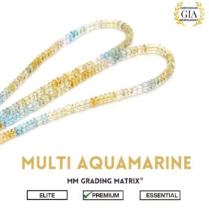 Natural Multi Aquamarine Smooth Rondelle Beads, Gemstone Beads For Jewelry Making, Aquamarine Plain Beads, Multi Aquamarine Beads Strand 18" Natural Multi Aquamarine Smooth Rondelle Beads, Gemstone Beads For Jewelry Making, Aquamarine Plain Beads, Multi Aquamarine Beads Strand 18"