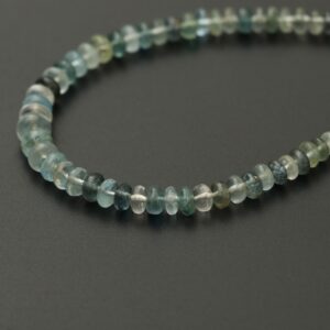 Natural Aquamarine Smooth Beads Roundel Beads, 4.5 Mm To 6.5 Mm - Aquamarine Smooth - Gem Quality, 8 Inch, Price Per Strand Natural Aquamarine Smooth Beads Roundel Beads, 4.5 Mm To 6.5 Mm - Aquamarine Smooth - Gem Quality, 8 Inch, Price Per Strand