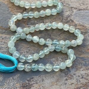 Round Aquamarine Beads, 5mm, 13.5 Inch Strand