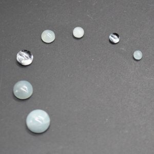 Aquamarine Round Cabochon - 3mm, 4mm, 5mm, 6mm, 7mm, 8mm Sizes - Grade Aa