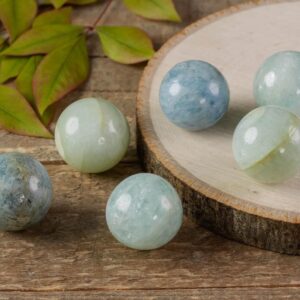 AQUAMARINE Crystal Sphere Ball - Birthstone Gemstone, Home Decor Housewarming Gift, Healing Crystals and Stones, E1565 AQUAMARINE Crystal Sphere Ball - Birthstone Gemstone, Home Decor Housewarming Gift, Healing Crystals and Stones, E1565
