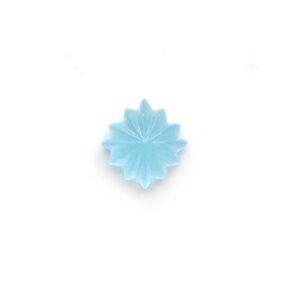 Milky Aquamarine Cushion Carving Loose Gemstone, 15x15 Mm, Aquamarine Jewelry Making Gemstone, 1 Piece