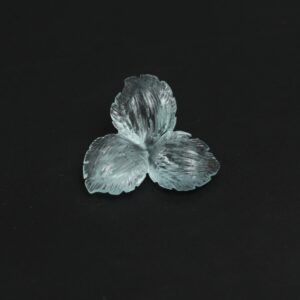 Natural Aquamarine Flower Carving Loose Gemstone, 23x23 Mm, Aquamarine Flower, Aquamarine Carving Jewelry Making Gemstone, 1 Piece