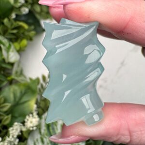Rare Aquamarine Rr Barbosa | 319g | - #1 (polished Blue Crystal Carving, Throat Chakra, Peace)